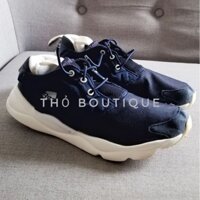 [HÀNG MỸ SĂN SALE] Giày sneakers thể thao REEBOK xanh dương navy đậm cột dây đế 2cm size 36-37