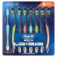 [Hàng Mỹ ] Sét 08 Bàn chải đánh răng Oral- B Crossaction Advanced Toothbrushes Max, Whiten, Gum care