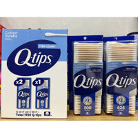 [Hàng Mỹ 🇺🇸] Set 3 hộp (2 x 625 + 500) Cây tăm bông Q-Tips của Mỹ 🇺🇸