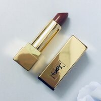 Hàng Mỹ Son YSL Rouge Couture 66 Rosewood Satin Màu Hồng Gỗ Chất Kem Bóng Dưỡng Ẩm Môi Đến 10H