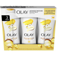 [Hàng MỸ] Sữa Tắm Dưỡng Ẩm OLAY Advanced Moisture Renewal Blend, Body Wash + B3 + Collagen 700ml