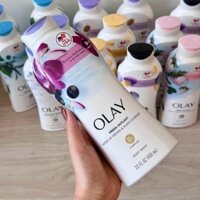 HÀNG MỸ Sữa Tắm Hoa Lan & Quả Lý Chua OLAY 650ml
