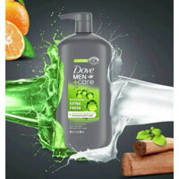 [Hàng Mỹ] Sữa Tắm Và Sữa Rửa Mặt Dove Men 946ml