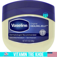 [Hàng Mỹ] Vaseline Dữ Ẩm, Giảm Khô Da Và Bảo Vệ Da Healing Jelly Original. Hộp Lớn 368g