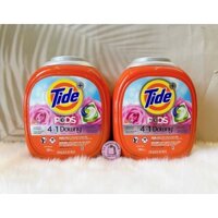 [Hàng Mỹ] Viên Giặt Tide Pods Plus Liquid Laundry Detergent Hương Downy 4-In-1 104Viên 2.85Kg