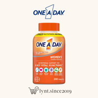 [Hàng Mỹ] Viên uống bổ sung vitamin tổng hợp cho nữ One A Day Women’s Multivitamin 200 viên