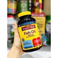 [Hàng Mỹ] Viên uống dầu cá Nature Made Fish Oil Omega 3, 1200mg hộp 200 viên Date 01/2024- USA Chính Hãng