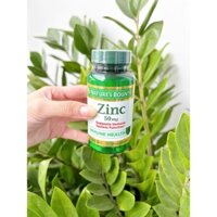[HÀNG MỸ] Viên uống Nature Bounty Zinc 50mg 100 viên