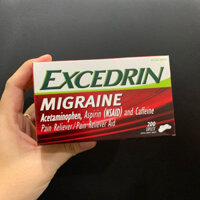 [HÀNG MỸ] Viên Uống Trị Đau Nửa Đầu Excedrin Migraine 200 viên.