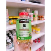 [HÀNG MỸ] Vitamin E 400 Iu 500 Viên Kirkland Của Mỹ - Hộp 500 viên - Đẹp Da, Làm Chậm Lão Hóa