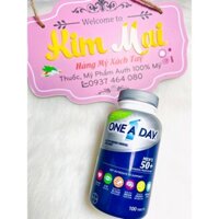 [Hàng Mỹ] vitamin tổng hợp bổ cho nam  trên 50 One A Day hộp 100 viên