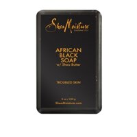 [Hàng Mỹ] Xà bông/xà phòng đen giảm mụn lưng African Black Soap Shea Moisture 230g