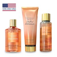 (Hàng Mỹ) Xịt Thơm toàn thân - Dưỡng Thể - Sữa Tắm Amber Romance hương nước hoa quyến rũ - Victoria ’s Secret