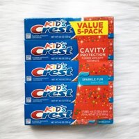 [HÀNG MỸ][AN TOÀN CHO TRẺ] Kem Đánh Răng Crest Kids Cavity Protection MỸ An Toàn Cho Bé 130g