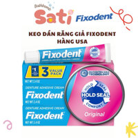 [Hàng Mỹ]Keo Dán Hàm Răng Giả Fixodent 68g