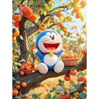 Hàng Ngày Hàng Mới Về / Hồng Hồng Ruyi Phong Cách Chữa Bệnh Dễ Thương Doremon Tự Dính Dán Tường Poster Tranh Phòng Trang Trí Phòng Ngủ Miếng Dán Chống Thấm Nước Tranh 2.8.168Li