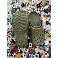 [Hàng nguyên A không lỗi cắt - màu trơn] Dép crocs nam nữ, dép đi chơi, đi biển bao đẹp, tặng kèm 8 sticker