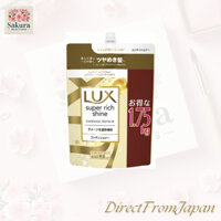 【Hàng nhập khẩu chính hãng từ Nhật Bản】Dầu xả LUX Super Rich Shine Refill Dung tích lớn 1,75kg Phục hồi hư tổn Chăm sóc hư tổn