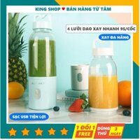 【HÀNG NHẬP KHẨU - CÓ SẴN】Máy Xay Sinh Tố Đa Năng Cầm Tay Meet Juice 💖 Máy Say Cực Nhanh Trong 9s, An Toàn Nhỏ Gọn