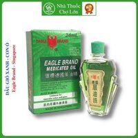 [Hàng nhập khẩu] Dầu gió xanh Con Ó Eagle Mỹ (chai 1 nắp 24ml) Medicated Oil, borden - Nhà Thuốc Chợ Lớn