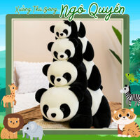 [Hàng Nhập Khẩu] Gấu Bông Teddy Bear Gấu Trúc Panda, Gấu Trúc Nhồi Bông Nhập Khẩu Cao Cấp, Vải Mịn Size 30cm X 60cm