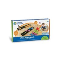 [Hàng nhập khẩu Mỹ] Bộ học toán cùng trò chơi đường đua - Mini Motor Math Activity Set -Learning Resources