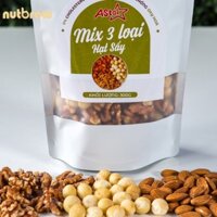 (HÀNG NHẬP KHẨU MỸ) MIX 3 LOẠI HAT SẤY (MẮC CÁ, HẠNH NHÂN, ÓC CHÓ) ASTAR TÚI 300GR