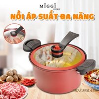 [HÀNG NHẬP KHẨU] Nồi áp suất đa năng Totipotent pot - Dung tích 3.5L - Nấu được bếp gas, bếp từ - Nồi hầm siêu tốc