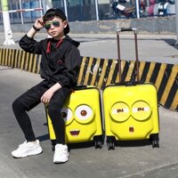 Hàng Nhập Khẩu Vali Kéo cho bé minion  3 cảm xúc dễ thương cho bé giá rẻ nhất shopee ( HÀNG CÓ SẴN)