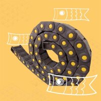 HÀNG NHẬP KHẨU- Xích nhựa, xích sắt luồn dây cáp điện (lỗ bên trong), chiều dài 2,3 mét cho máy cắt nhôm 2 đầu