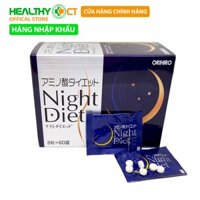 (Hàng Nhập Khẩu)Viên Uống Giảm Cân Nhật Bản Orihiro Amino Acids Night Diet Hộp 60 Gói