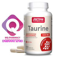 [Hàng nhập MỸ] Jarrow Formulas Taurine 1000mg hỗ trợ hệ thống thần kinh trung ương và mắt