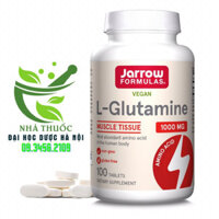 [Hàng nhập MỸ] Viên uống Jarrow Formulas L-Glutamine 1000mg cung cấp acid amin thiết yếu có điều kiện Glutamine