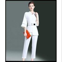 HÀNG NHẬP - SÉT BỘ ÁO LỆCH TÀ KÈM NỊT CÁ TÍN