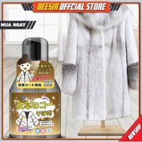 (Hàng Nhật Bản) Chai Xịt Bọt Tẩy Vết Bẩn Cho Áo Khoác Lông Thú, Áo Len 300ml BEESIR