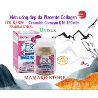 (Hàng nhật) Hộp đựng v.iê.n giúp da trắng sáng, tươi trẻ, đẹp da  date 2025( Itoh EX Placenta 120V)Itoht kampo