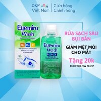 [Hàng Nhật] Nước Rửa Mắt Eyemiru Wash lọ 500ml bổ sung vitamin, dung dịch rửa mắt nhập khẩu chính hãng Nhật Bản