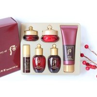 [Hàng nội địa Hàn] Bộ Dưỡng Whoo Đỏ Bổ Sung Tân Dịch Trẻ Hóa Làn Da - Whoo Jinyulhyang Special Gift Set 6 Sản Phẩm