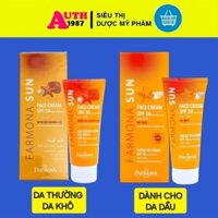 (HÀNG NỘI ĐỊA) Kem Chống Nắng Farmona Sun Face Cream SPF50 Oil Free 50ml - Famona