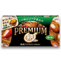 [Hàng nội địa Nhật Bản] Viên nấu Cà Ri cay vừa Premium của Glico 160gram