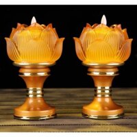 [Hàng ODER]  Cây Nến Đèn Led dùng trang trí bàn Thờ + dùng Pin Tiểu (Giá bán 1 cây) sẵn hàng