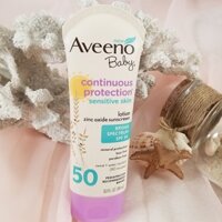 [Hàng Oder] Kem chống nắng Aveeno Baby spf 50 cho bé