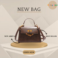 (Hàng Oder) Mẫu Túi Xách Tay Nữ Dáng Hộp Da PU Cao Cấp Khóa Cài