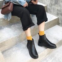 [HÀNG ORDER] Boot nữ cổ thấp Ulzzang ( kèm ảnh thật) về sẵn size 35