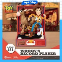 (Hàng Order - Nhắn Tin Trước) Mô Hình Disney Toy Story Woody's Record Player Chính Hãng Beast Kingdom Nguyên Seal Full Box