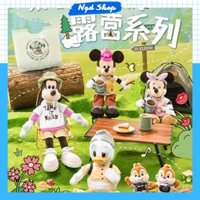 (Hàng Order - Nhắn Tin Trước) Gấu Bông Disney Mickey and Friends Camping Series Plush Dolls Chính Hãng Disney Nguyên Seal Full Box