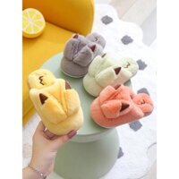 Hàng ORDER-QCCC Dép bông hình thú pikachu ngộ nghĩnh đi trong nhà dành cho cả gia đình