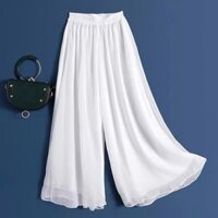 [Hàng Order] Quần ống rộng nữ cạp cao 2 lớp xếp ly