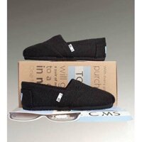 Hàng Order Trung quốc ~ 2 tuần - Giày Toms Cói Đen HOT