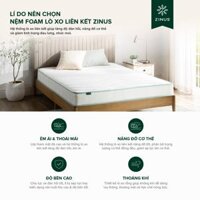 [Hàng Outlet] Nệm Lò Xo Cao Su Bonnell 15cm Zinus - 6in Opp Bonnell Spring Mattress